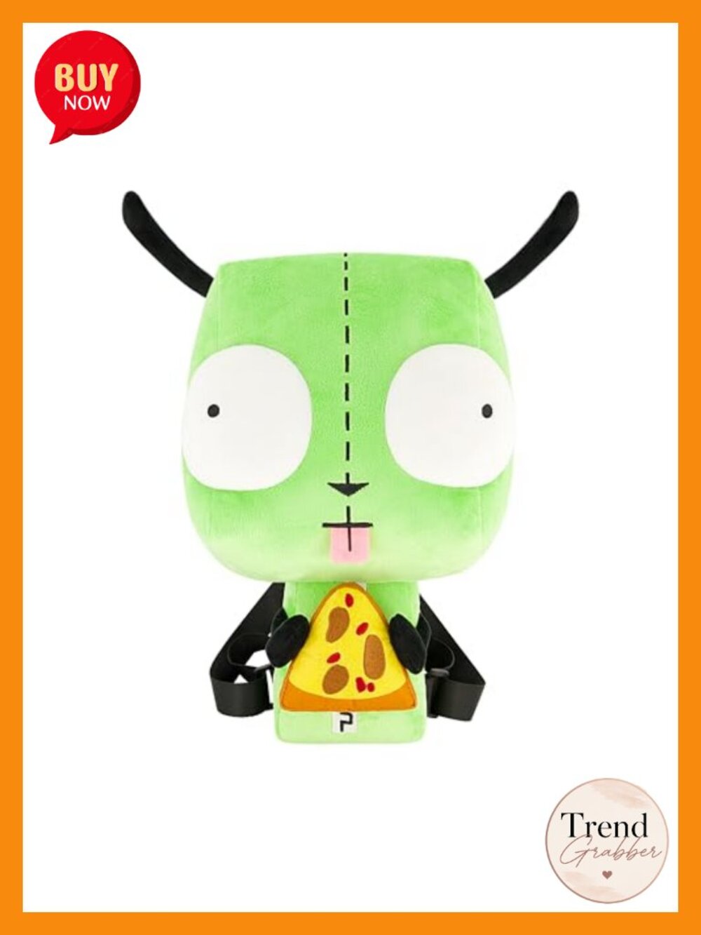 Invader Zim Mini Backpack - GIR Pizza Daypack, Officially Licensed